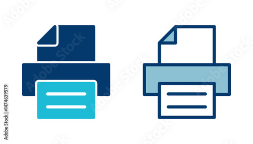 Printer icon vector isolated on white background. print icon. Fax vector icon.