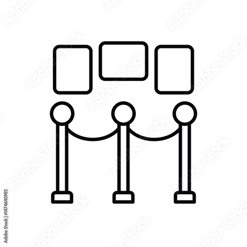 Museum Vector icon