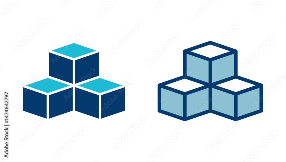 Obraz premium Box icon vector isolated on white background. Cardboard box, packaging open. Box vector icon