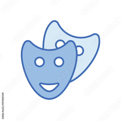 Theatre Mask Vector icon