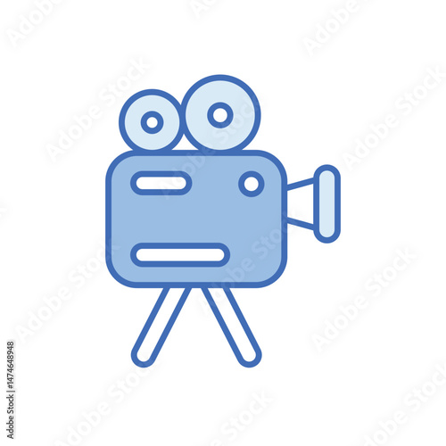 Movie Camera Vector icon