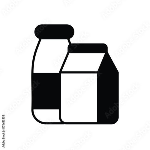 Milk Product Vector icon
