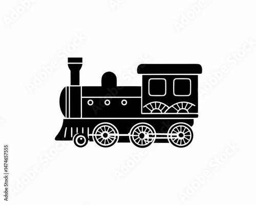 creative details Train icon Vector Illustration 