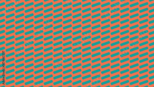 Pattern line with random movement and color background, Seamless geometric pattern animation