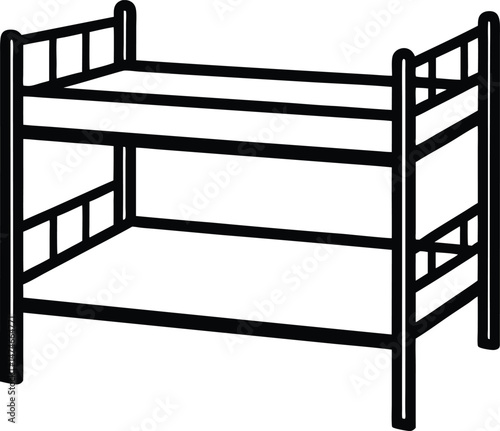 bunk bed icon vector illustration