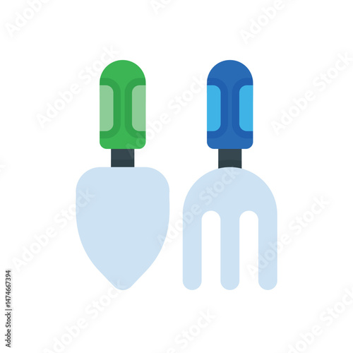 Fork & Trowel Vector icon