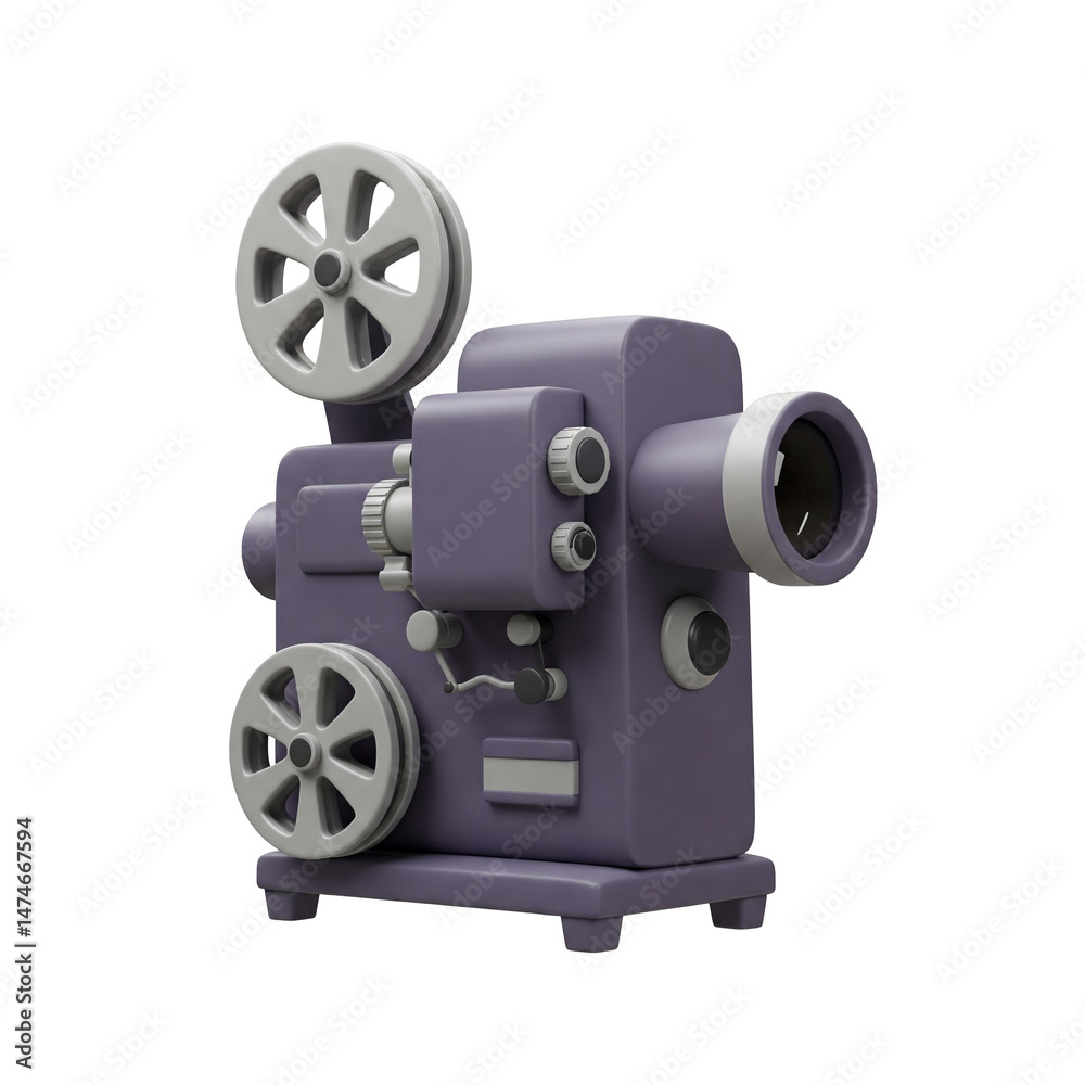 Obraz premium old movie projector