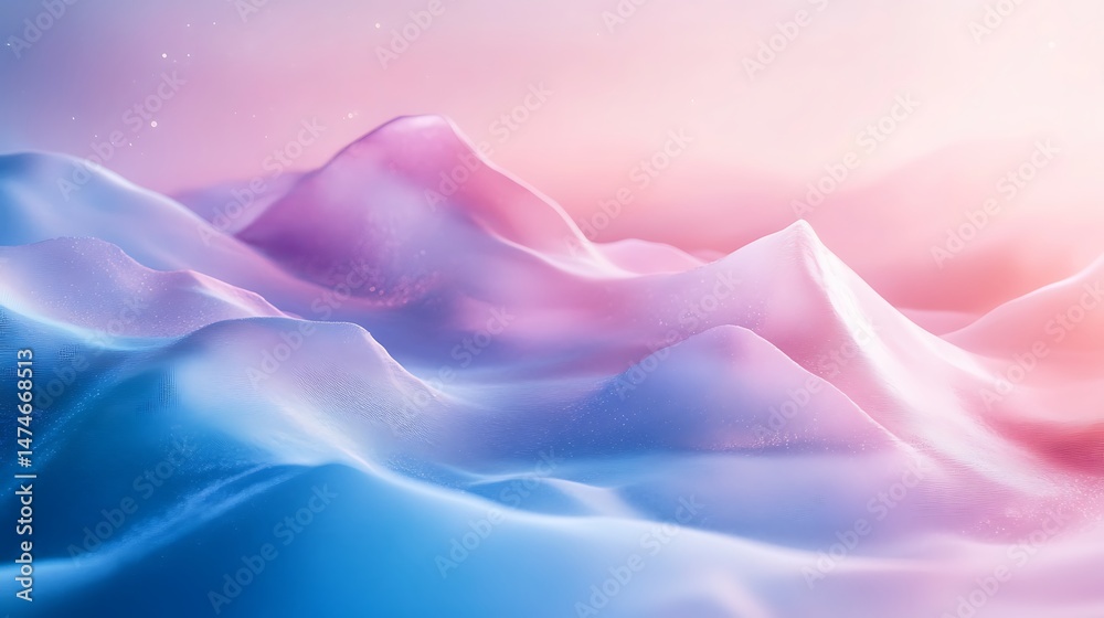 Obraz premium Abstract mountainous landscape gradient background