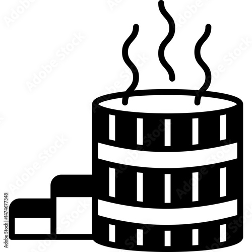 Hot Tub  glyph icon