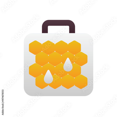 Hive Frame Vector icon