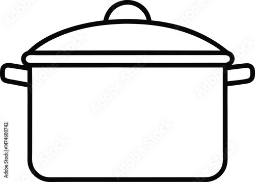 cooking pot vector illustration
