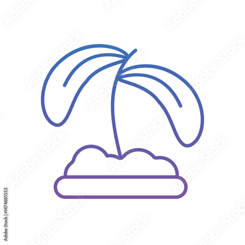 Green Sprout Vector icon
