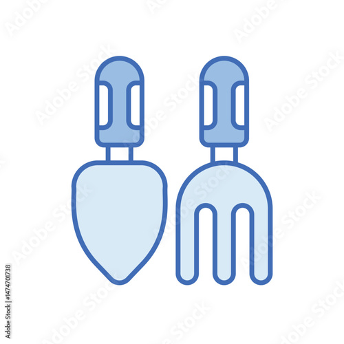 Fork & Trowel Vector icon