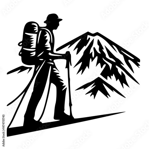 climb mount logo ilustration