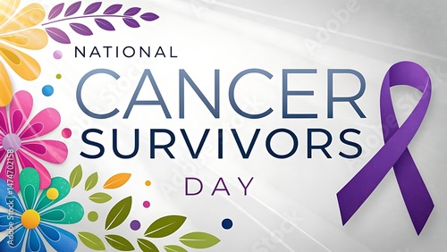 national cancer survivors day social media banner template
