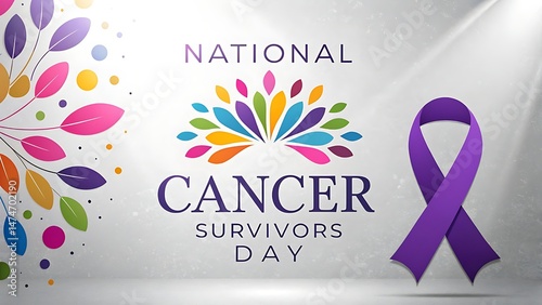 national cancer survivors day social media banner 