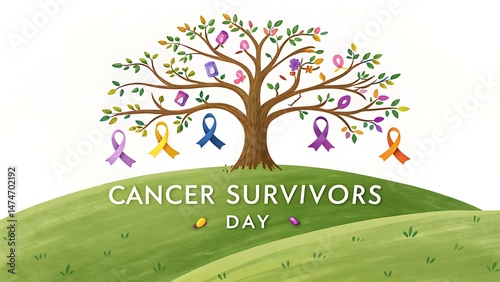 cancer survivors day social media banner