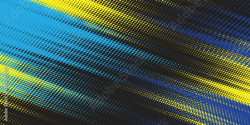 Modern Decorative blue yellow Grunge Brush sharp strokes for Background
