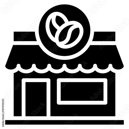 Coffee Shop  Icon Element For Design