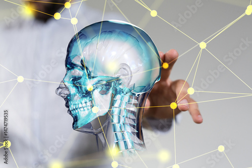 digital medical futuristic ...