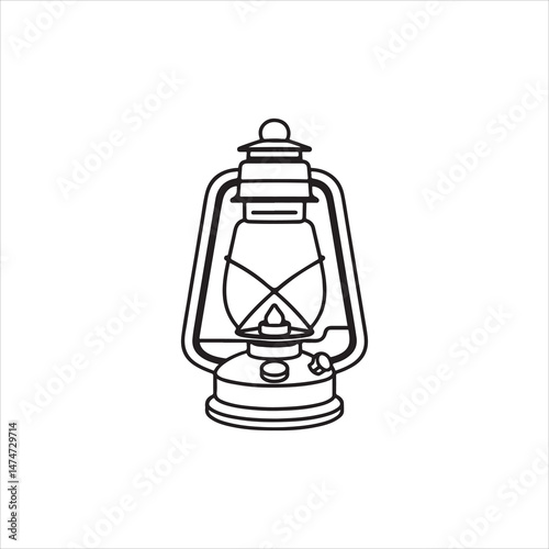 old oil lamp