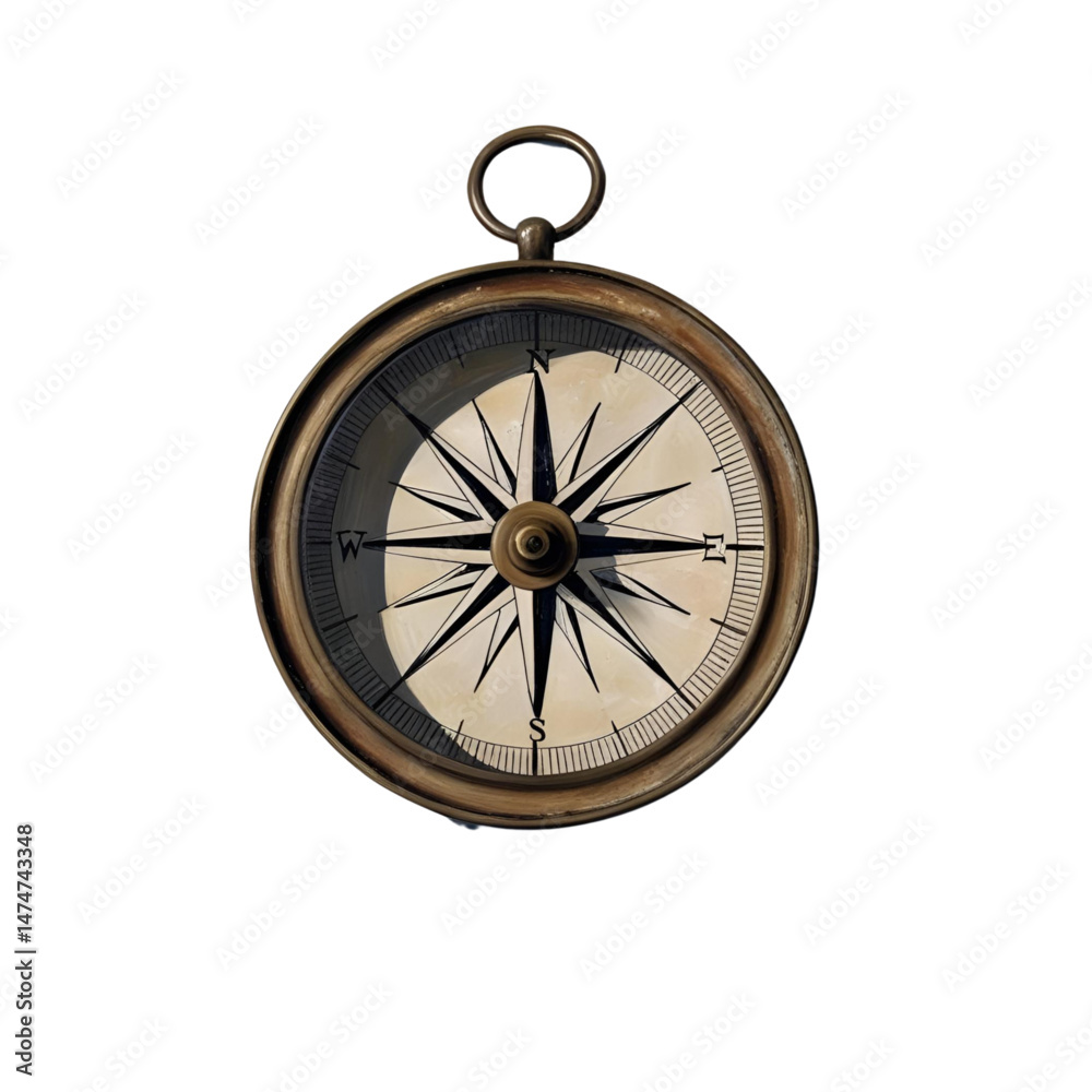 compass on a white background compass on a white background