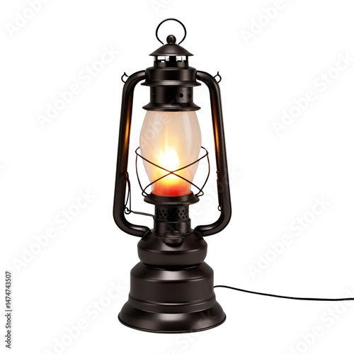 old oil lamp
