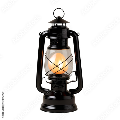 old oil lamp