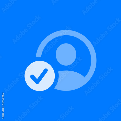 Person Crop Circle Badge Checkmark