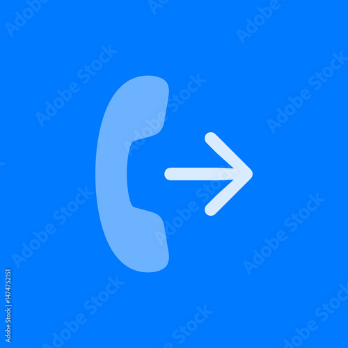 Call Forward Fill Icon