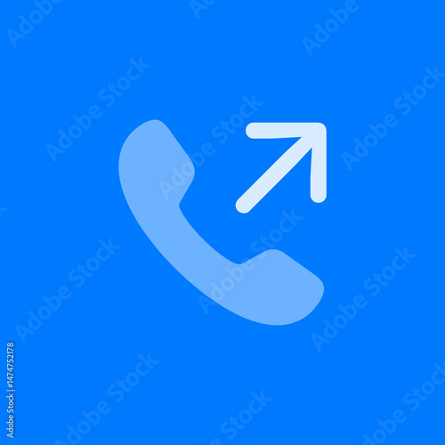 Outgoing Call Fill Icon