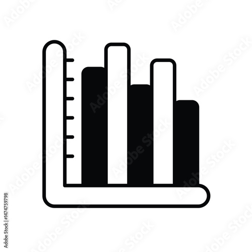 Graph Vector icon