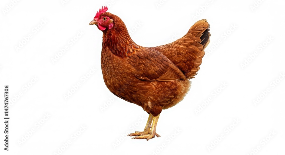 Fototapeta premium rooster hen and chicken cock