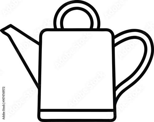 watering can isolated on white