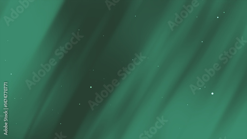 Teal Abstract Background with Light Streaksnd Sparkling Particle Accents.Horizontal Background.