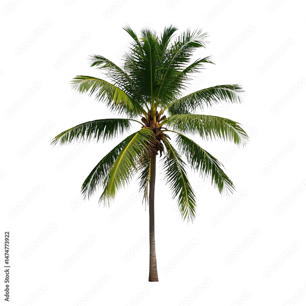 Obraz premium Coconut Trees, Generative AI