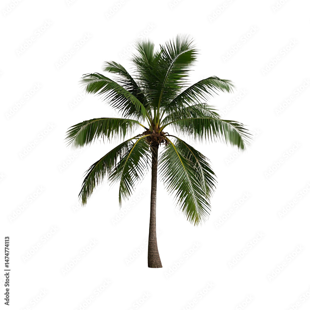 Obraz premium Coconut Trees, Generative AI