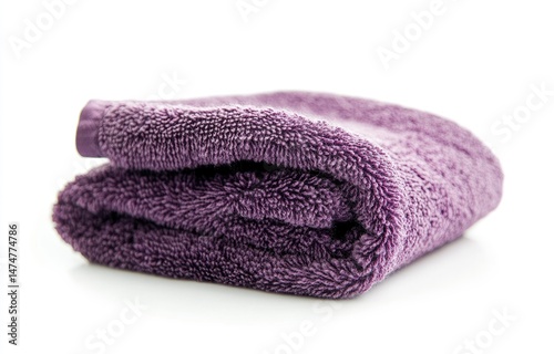 Folded purple towel (3)