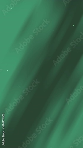 Teal Abstract Background with Light Streaksnd Sparkling Particle Accents.Vertical Animation Background.