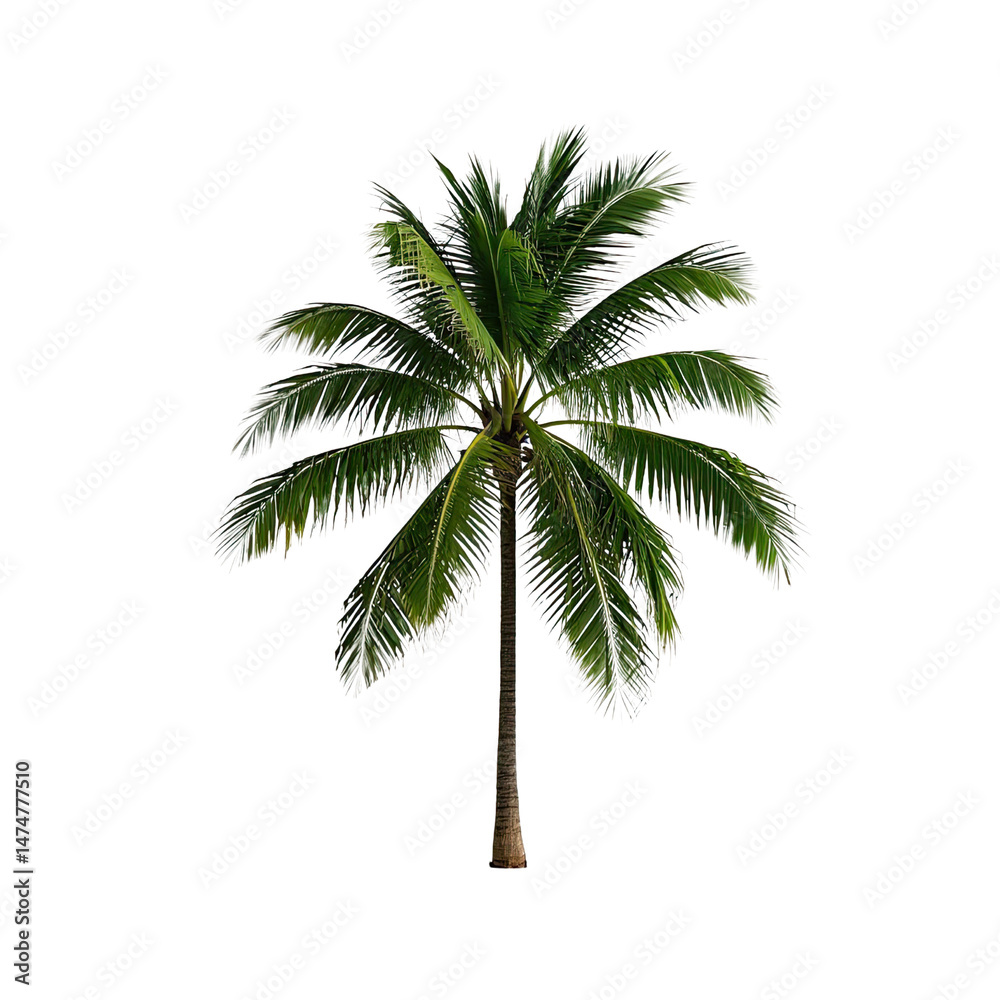 Obraz premium Coconut Trees, Generative AI