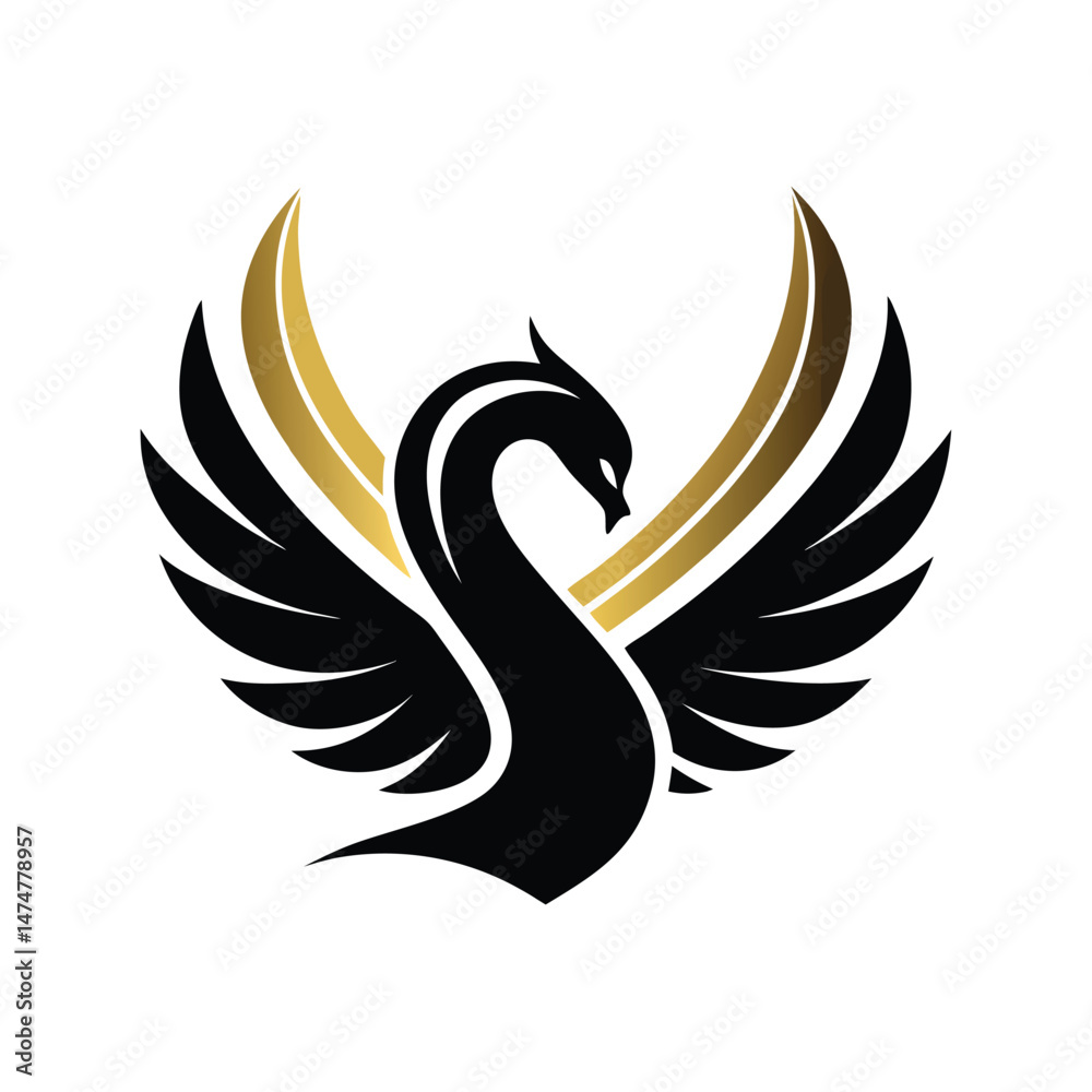 Fototapeta premium Palm Tree Silhouette – Tropical Island Vector Art