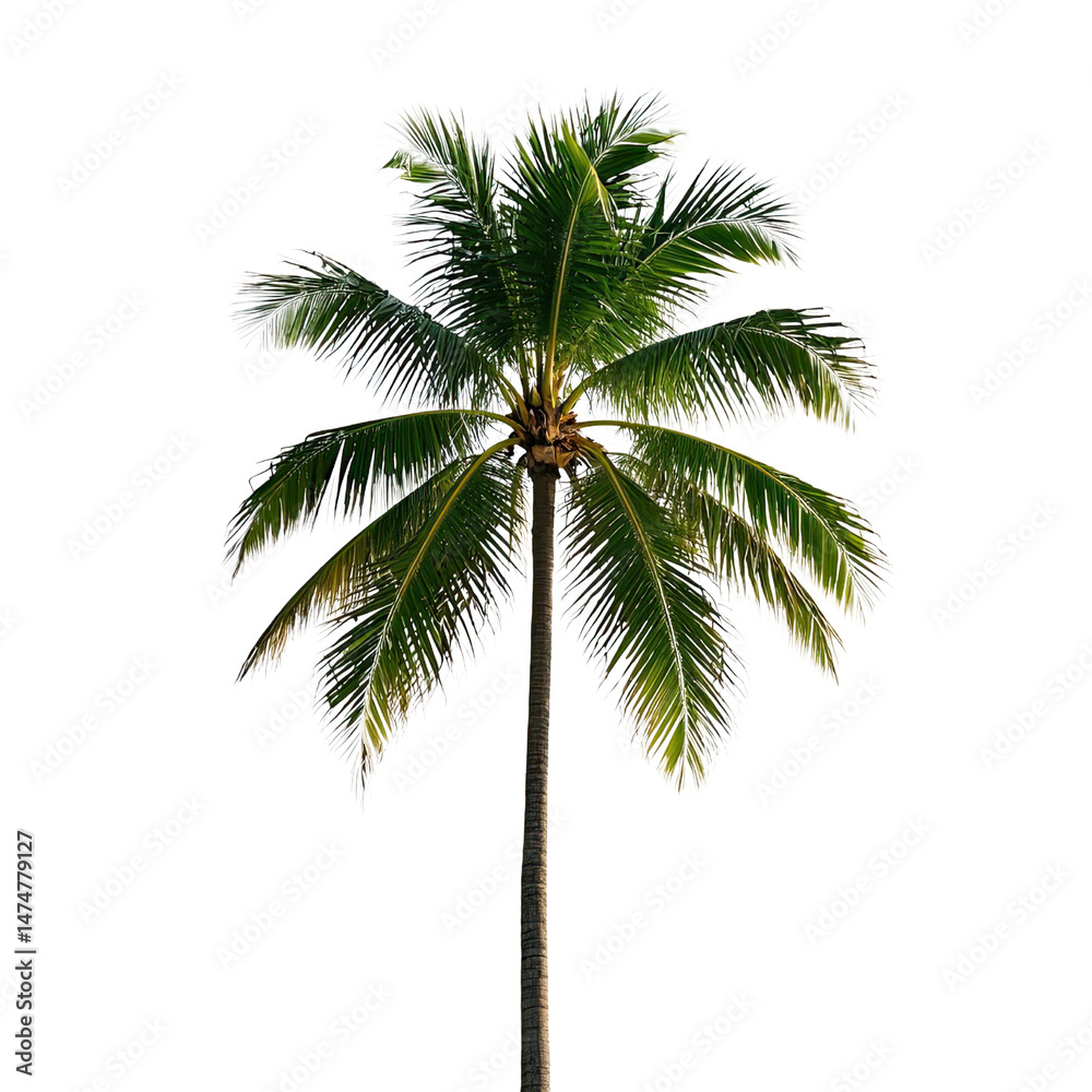 Fototapeta premium Coconut Trees, Generative AI