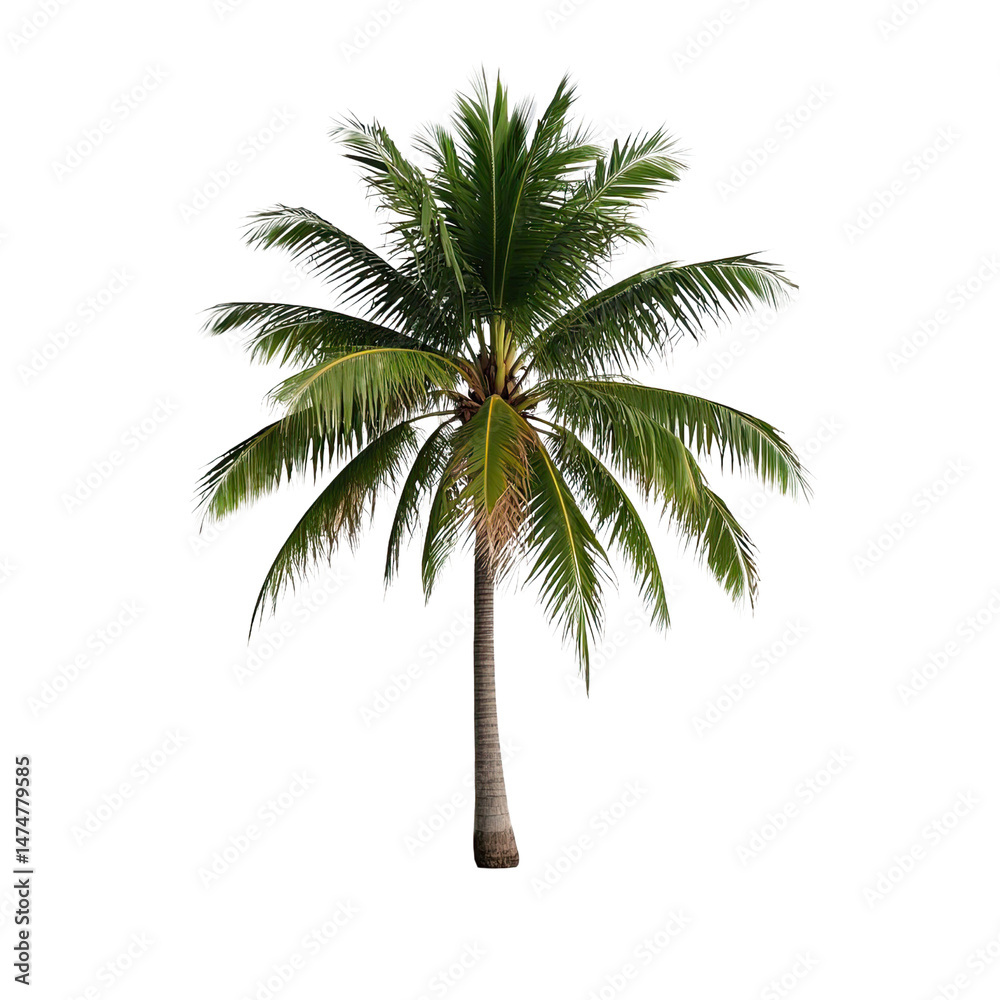 Obraz premium Coconut Trees, Generative AI