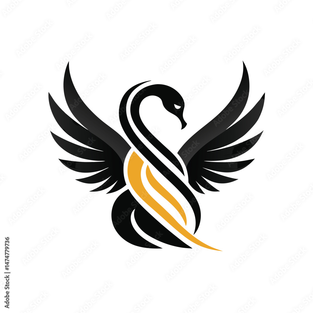 Obraz premium Palm Tree Silhouette – Tropical Island Vector Art