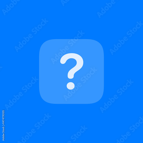 Question Mark App Filled