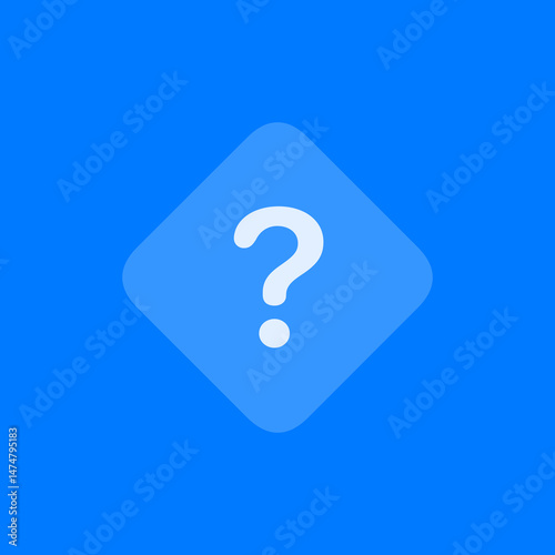 Question Mark Diamond Filled