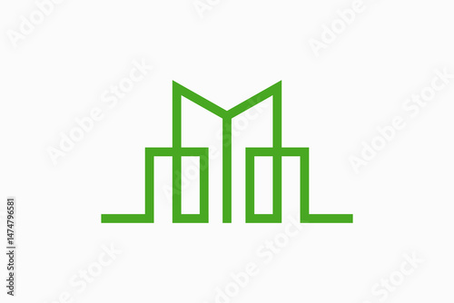 Real Estate Building Vector Logo Premium 