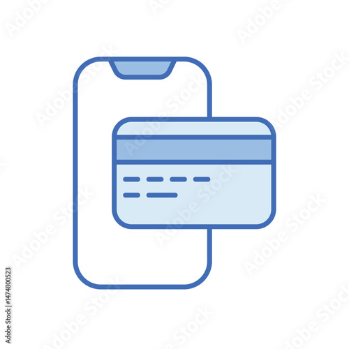Mobile Banking Vector icon