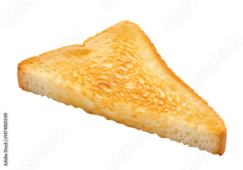 Buttered Toast Triangle: Food Photography