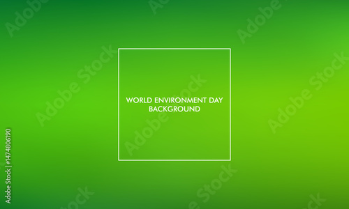 World Envinronment day gradient background good for poster, social media, background, wallpaper, banner